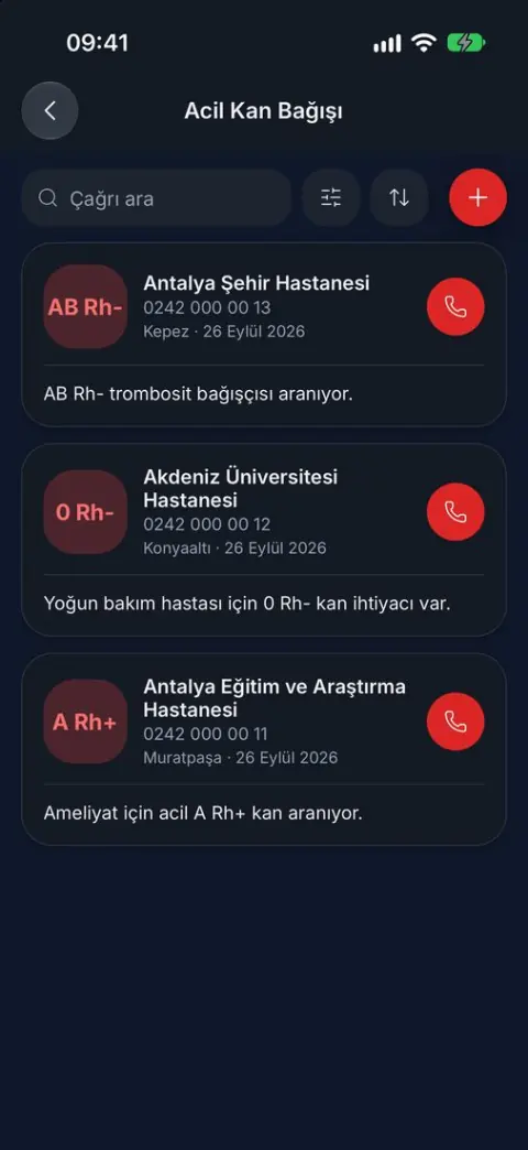 Acil Kan Bağışı